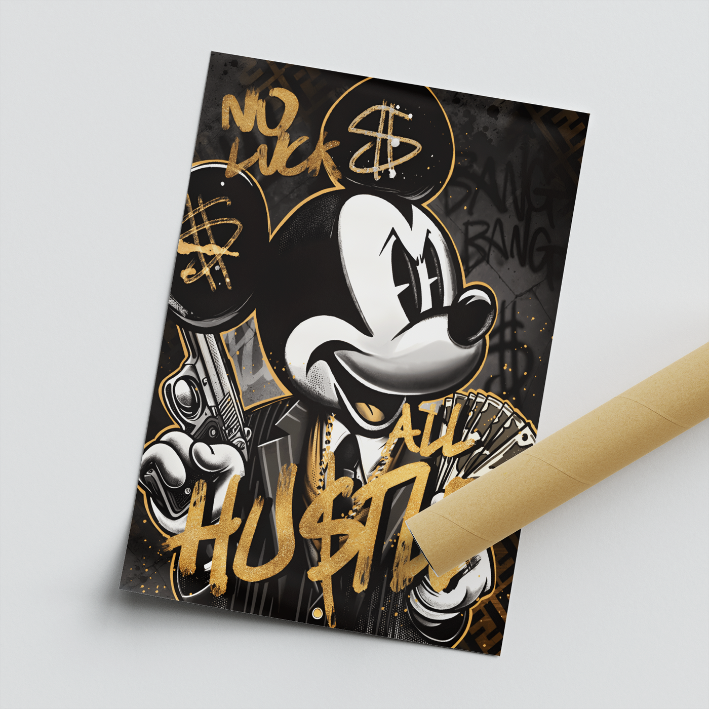 No Luck Mickey – GrandWallDesign