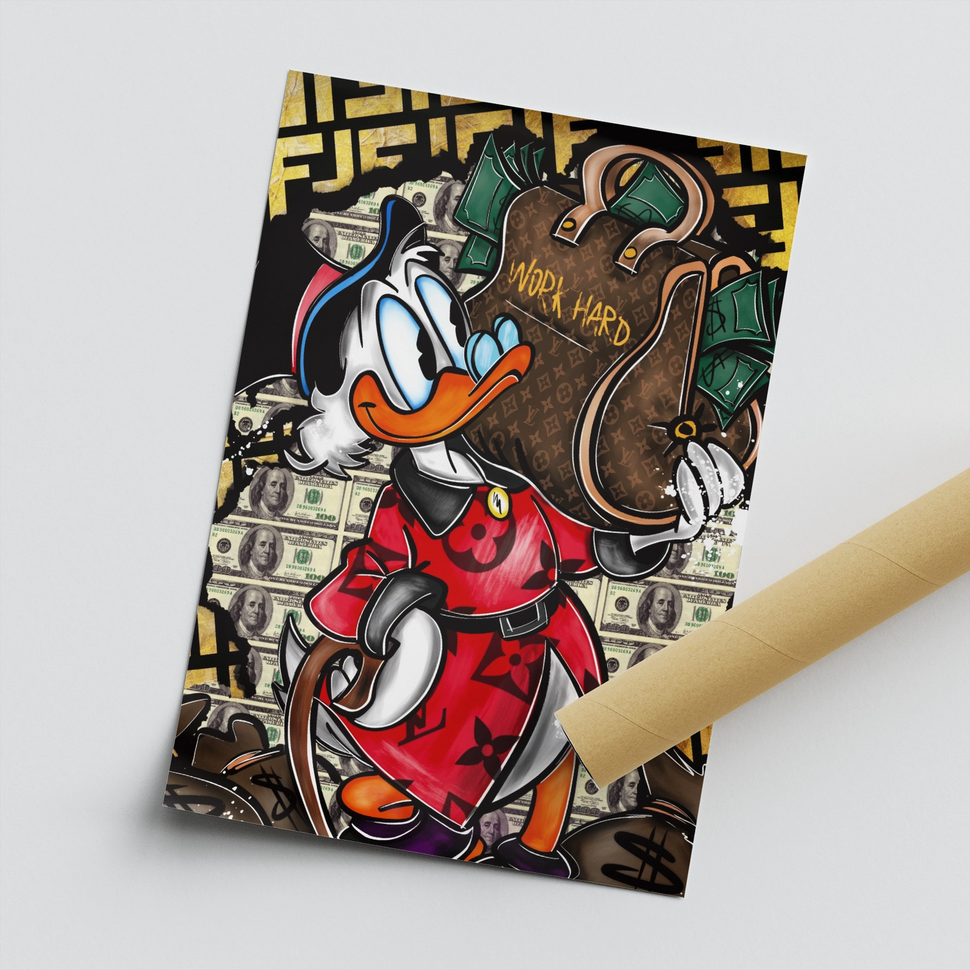 WORK HARD DUCK – GrandWallDesign